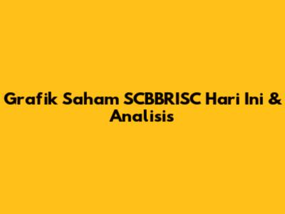 Grafik Saham SCBBRISC Hari Ini & Analisis