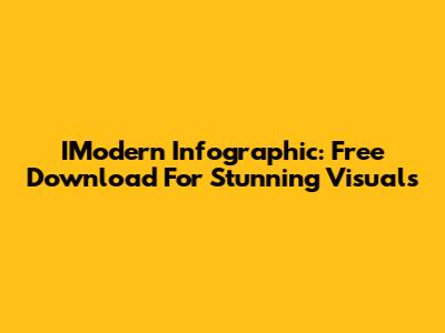 IModern Infographic: Free Download For Stunning Visuals